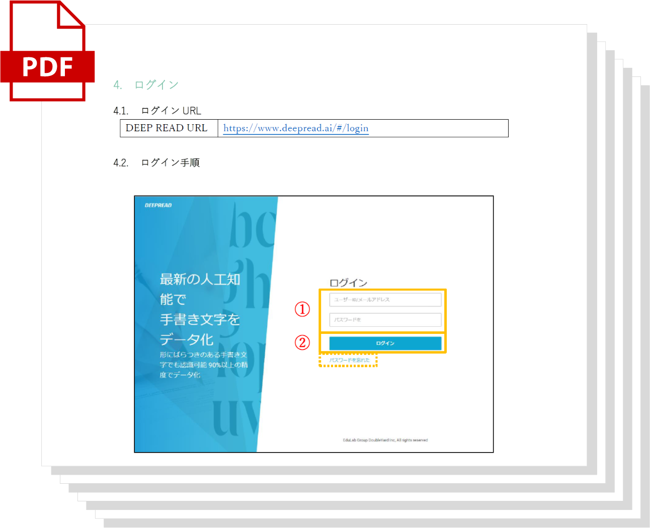 DEEP READ利用マニュアルイメージ