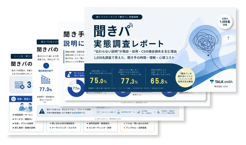 お役立ち資料:「聞きパ」実態調査レポート