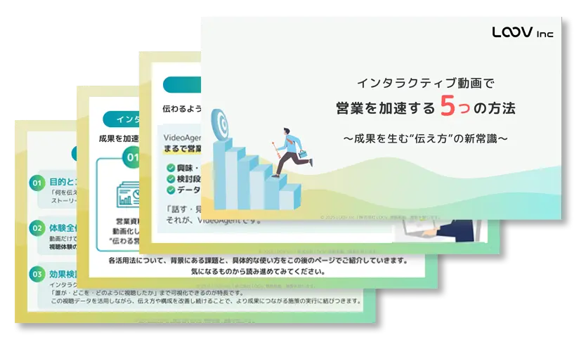 インタラクティブ動画で営業を加速する5つの方法 〜成果を生む“伝え方”の新常識〜