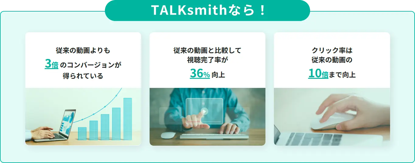 TALKsmithのインタラクティブ動画なら