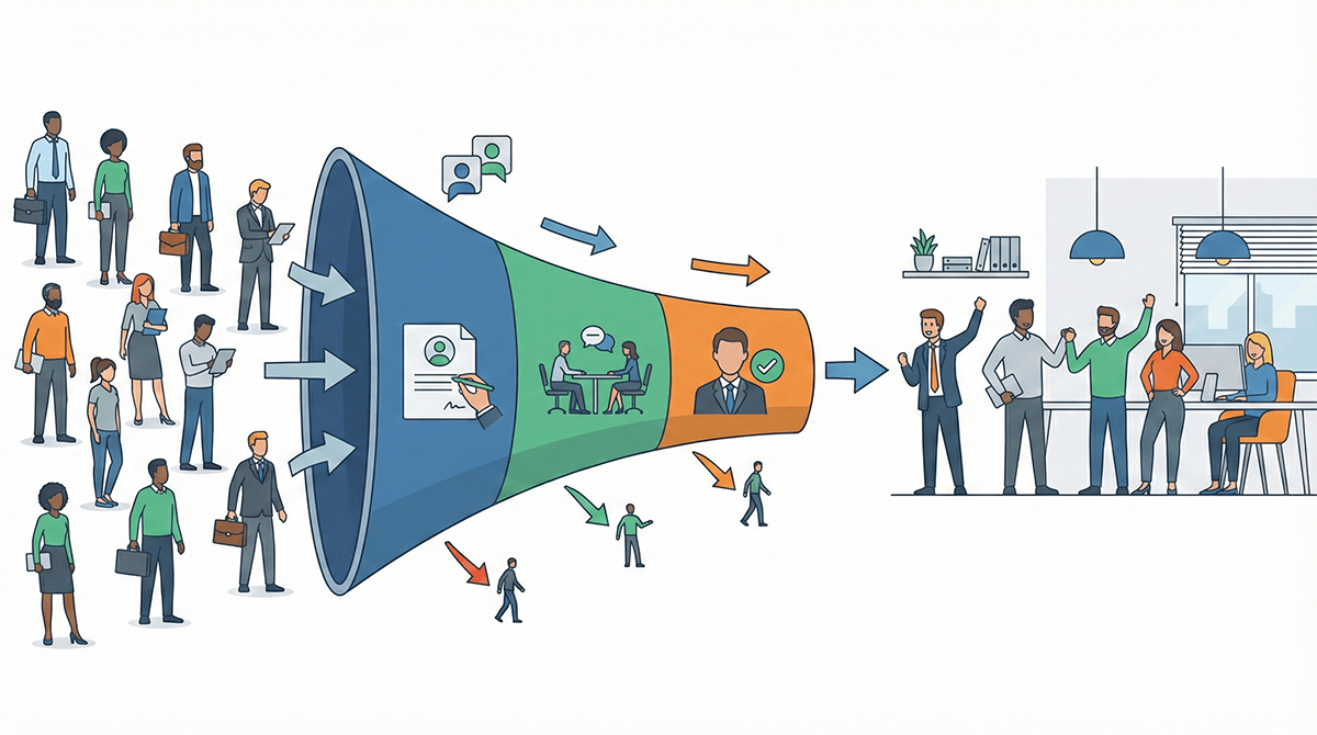 採用の歩留まりとは？原因と改善方法を整理する実践ガイド6施策