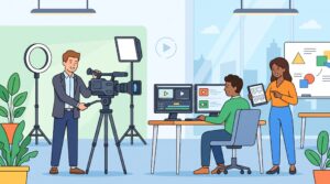 動画制作を内製化するメリットとは？5つの手順や外注との使い分け、AI活用法まで解説